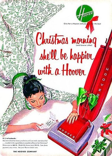 Vintage Christmas Ad Hoover