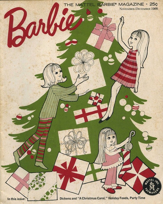 Vintage Chrismas Barbie Ad