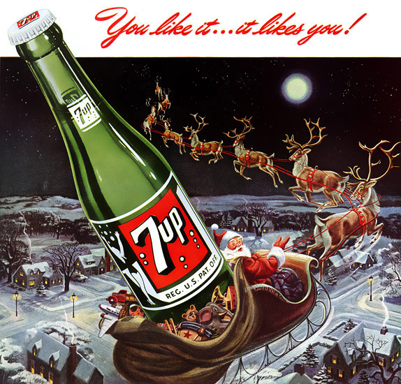 Vintage Christmas 7UP
