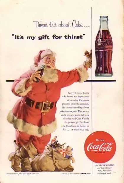 Vintage Coca Cola Christmas Ad