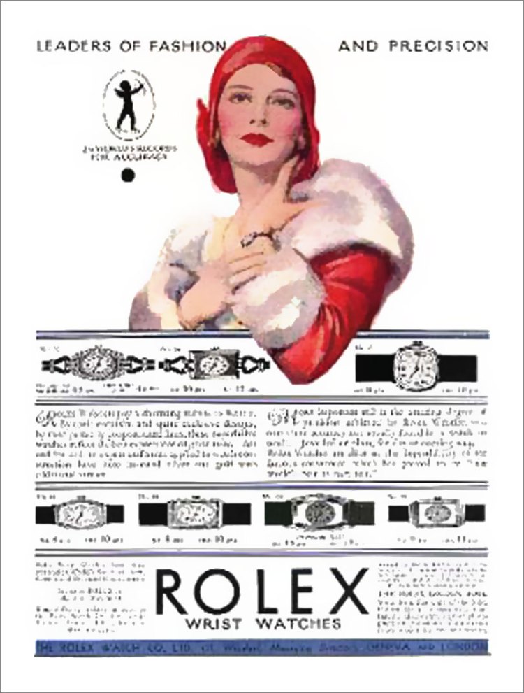 Vintage Rolex Advertisment