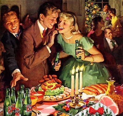 Vintage Christmas 7UP