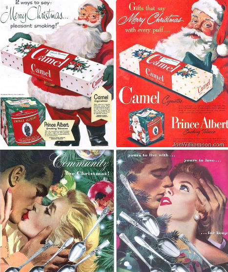 Vintage Chrismas Advertisments