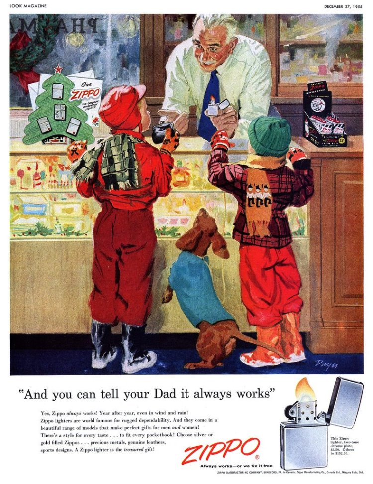 Santa Vintage Christmas Zippo