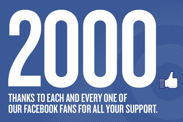 2000 Facebook Fans